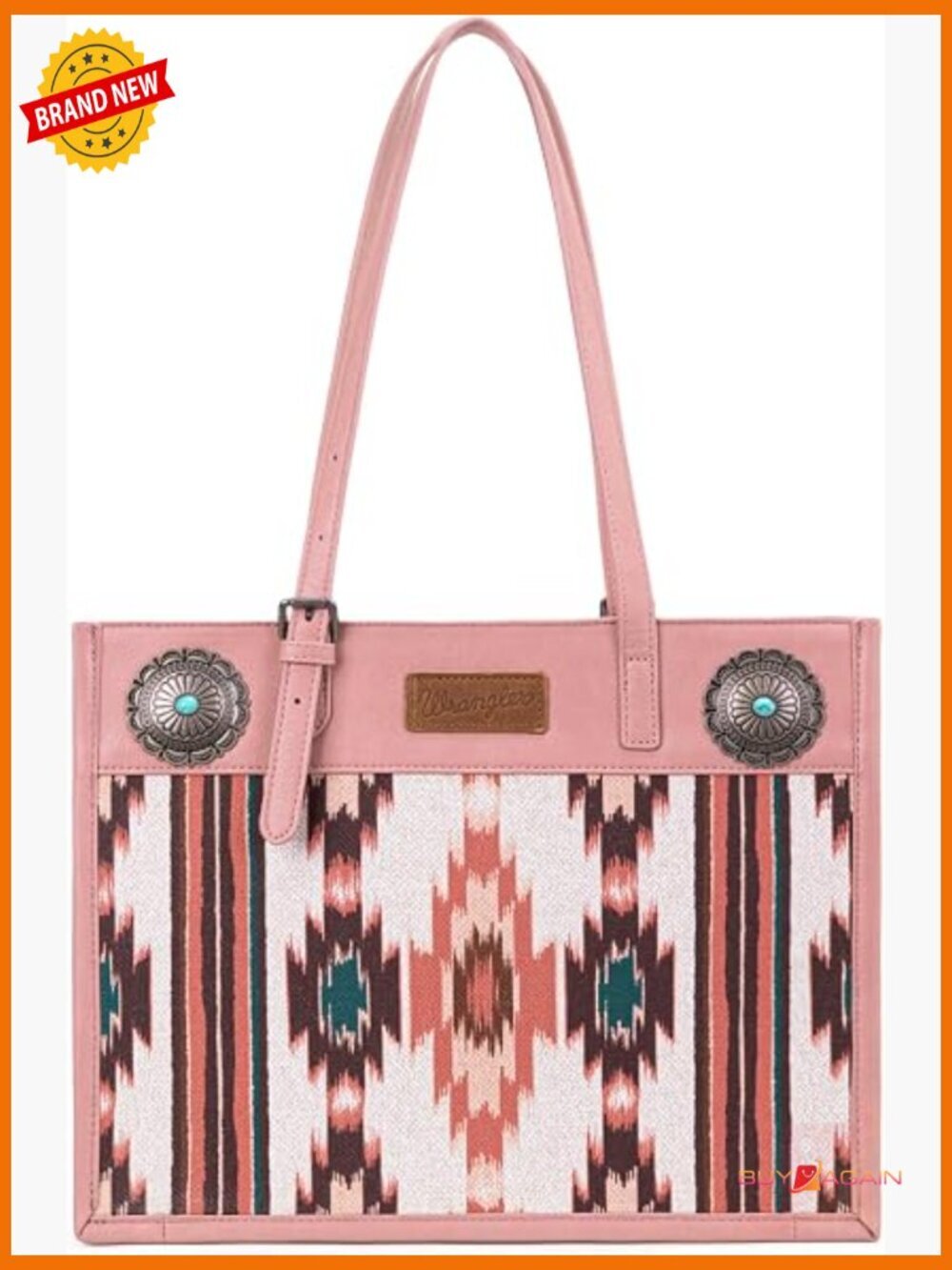 Aztec Print Shoulder Tote Bag Canvas Top Handle Women Handbag